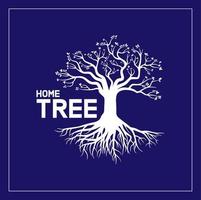 albero logo illustrazione vettore