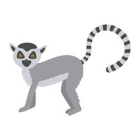selvaggio lemure sta vettore
