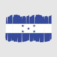 pennello bandiera dell'honduras vettore