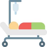 illustrazione vettoriale di gocciolamento del paziente su uno sfondo simboli di qualità premium. icone vettoriali per il concetto e la progettazione grafica.