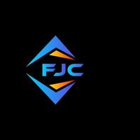 fjc astratto tecnologia logo design su bianca sfondo. fjc creativo iniziali lettera logo concetto. vettore