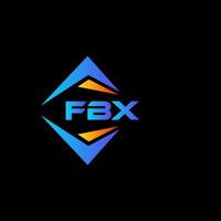 fbx astratto tecnologia logo design su bianca sfondo. fbx creativo iniziali lettera logo concetto. vettore