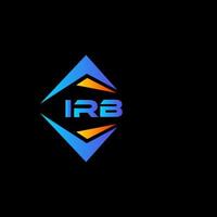 irb astratto tecnologia logo design su bianca sfondo. irb creativo iniziali lettera logo concetto. vettore