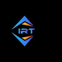 irt astratto tecnologia logo design su bianca sfondo. irt creativo iniziali lettera logo concetto. vettore