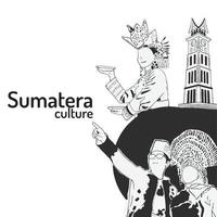 manifesto Sumatra cultura arte vettore