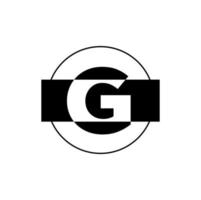 g azienda iniziale lettera monogramma. g azienda logo. vettore