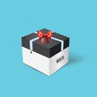 sorpresa scatola con i regali e regali con vettore design