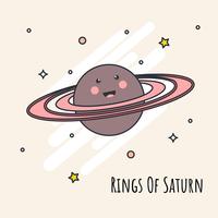 Anelli di Saturno Vector