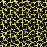 Vector seamless pattern, texture di sfondo. colori disegnati a mano, gialli, neri.