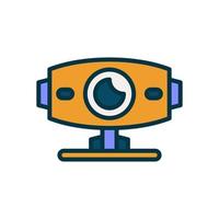 webcam icona per il tuo sito web, mobile, presentazione, e logo design. vettore