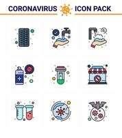 covid19 corona virus contaminazione prevenzione blu icona 25 imballare come come test protezione venti secondi virus pulizia virale coronavirus 2019 nov malattia vettore design elementi