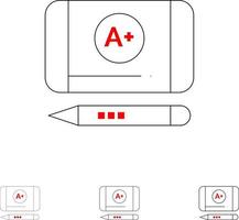 migliore grado raggiungere formazione scolastica grassetto e magro nero linea icona impostato vettore