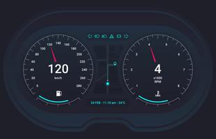 Interfaccia utente HUD e elementi di infografica vettore