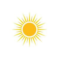 logo di illustrazione del sole vettore
