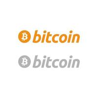 bitcoin logo vettore, bitcoin icona gratuito vettore