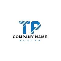 tp lettera logo design. tp lettera logo vettore illustrazione - vettore