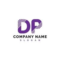 dp lettera logo design. dp lettera logo vettore illustrazione - vettore