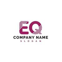 eq lettera logo design. eq lettera logo vettore illustrazione - vettore