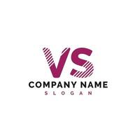 vs lettera logo design. vs lettera logo vettore illustrazione - vettore
