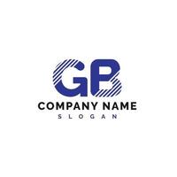 gb lettera logo design. gb lettera logo vettore illustrazione - vettore