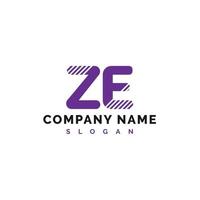 ze lettera logo design. ze lettera logo vettore illustrazione - vettore