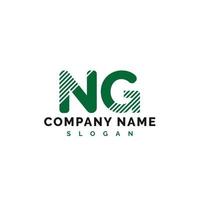 ng lettera logo design. ng lettera logo vettore illustrazione - vettore