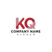 kq lettera logo design. kq lettera logo vettore illustrazione - vettore