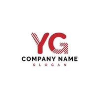 yg lettera logo design. yg lettera logo vettore illustrazione - vettore