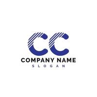 cc lettera logo design. cc lettera logo vettore illustrazione - vettore