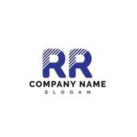 rr lettera logo design. rr lettera logo vettore illustrazione - vettore