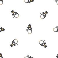 pinguino suoneria modello senza soluzione di continuità vettore