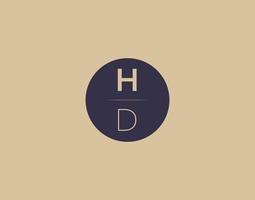 HD lettera moderno elegante logo design vettore immagini