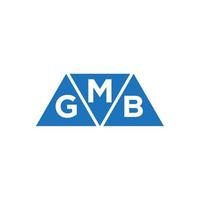 mgb astratto iniziale logo design su bianca sfondo. mgb creativo iniziali lettera logo concetto. vettore