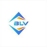 blv astratto tecnologia logo design su bianca sfondo. blv creativo iniziali lettera logo concetto. vettore