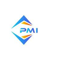 pmi astratto tecnologia logo design su bianca sfondo. pmi creativo iniziali lettera logo concetto. vettore