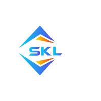 skl astratto tecnologia logo design su bianca sfondo. skl creativo iniziali lettera logo concetto. vettore