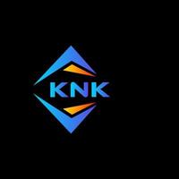 knk astratto tecnologia logo design su nero sfondo. knk creativo iniziali lettera logo concetto. vettore