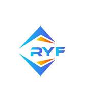 ryf astratto tecnologia logo design su bianca sfondo. ryf creativo iniziali lettera logo concetto. vettore