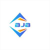 bjb astratto tecnologia logo design su bianca sfondo. bjb creativo iniziali lettera logo concetto. vettore