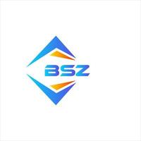 bsz astratto tecnologia logo design su bianca sfondo. bsz creativo iniziali lettera logo concetto. vettore