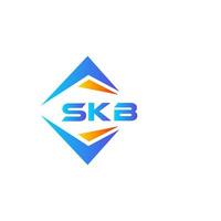 skb astratto tecnologia logo design su bianca sfondo. skb creativo iniziali lettera logo concetto. vettore