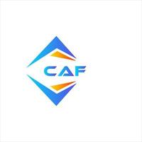 caf astratto tecnologia logo design su bianca sfondo. caf creativo iniziali lettera logo concetto. vettore