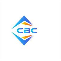 cbc astratto tecnologia logo design su bianca sfondo. cbc creativo iniziali lettera logo concetto. vettore