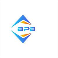 bpb astratto tecnologia logo design su bianca sfondo. bpb creativo iniziali lettera logo concetto. vettore