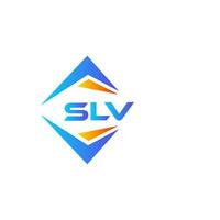 slv astratto tecnologia logo design su bianca sfondo. slv creativo iniziali lettera logo concetto. vettore