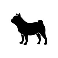 francese bulldog vettore logo