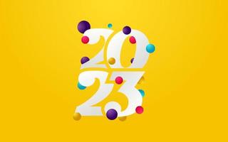 2029 contento nuovo anno simboli. nuovo 2023 anno tipografia design. 2023 numeri logotipo illustrazione vettore