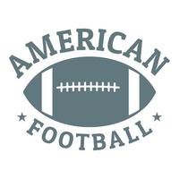 americano calcio logo, semplice stile vettore