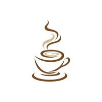 modello di logo della tazza di caffè vettore