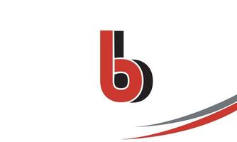 alfabeto lettere iniziali monogramma logo bb vettore